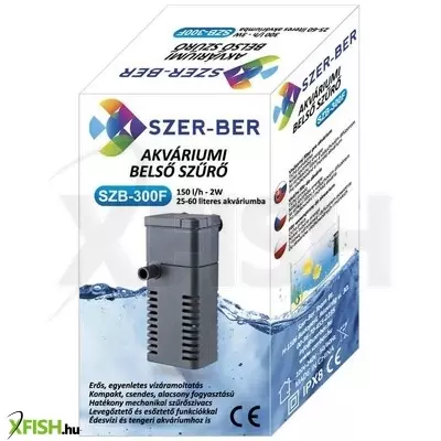Szer-ber team akváriumi belső szűrő 150l/h szer-ber szb-300f