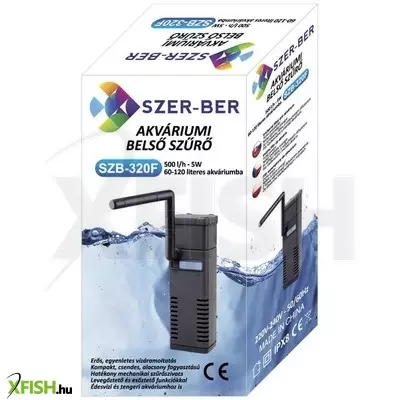 Szer-ber team akváriumi belső szűrő 500l/h szer-ber szb-320f