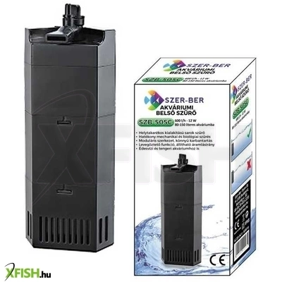 Szer-ber team akváriumi belső szűrő, sarokba illeszthető - 600l/h (szer-ber szb-505c)