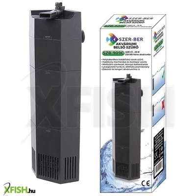 Szer-ber team akváriumi belső szűrő, sarokba illeszthető - 1600l/h (szer-ber szb-909c)