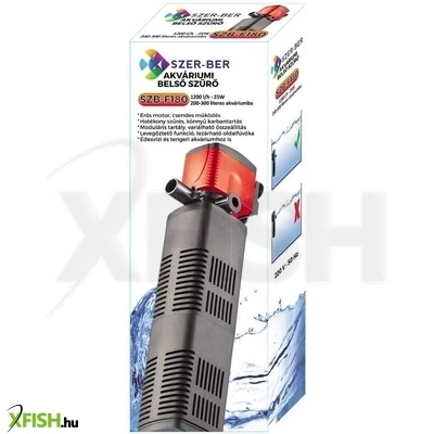 szer-ber team akváriumi belső szűrő powerhead motorral - 1200l/h (szer-ber szb-f180)