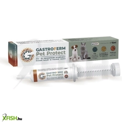 Gastroferm Pet Protect Probiotikum Kutyák Macskák Részére 15ml