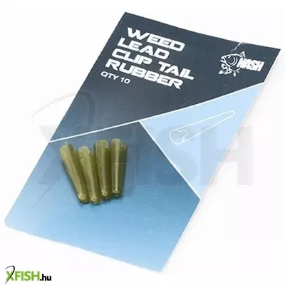 Nash Weed Lead Clip Tail Rubber Gumiharang 10 db/csomag