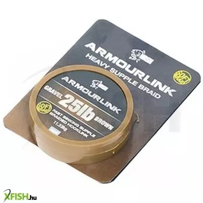 nash armourlink 20 lb gravel 20m fonott előke zsinór barna