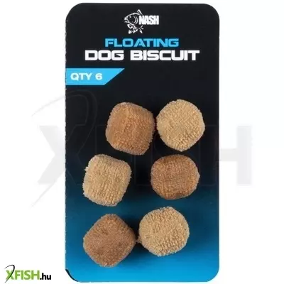 Nash Floating Dog Biscuit Plasztik Lebegő Horogcsali 13 mm 6 db/csomag