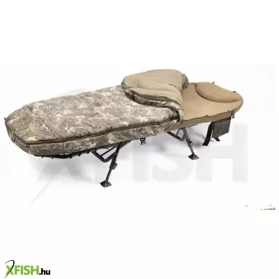 Nash Mf60 Indulgence 5 Season Sleep System Compact Luxus Komfort Horgász Ágy 192x78x25 Cm