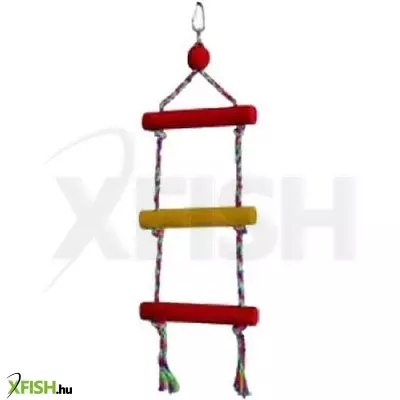 Dezheng pet madárjáték színes létra 38cm (t-244)