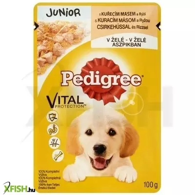 Pedigree alutasakos junior csirke 100g, 24 db/csomag