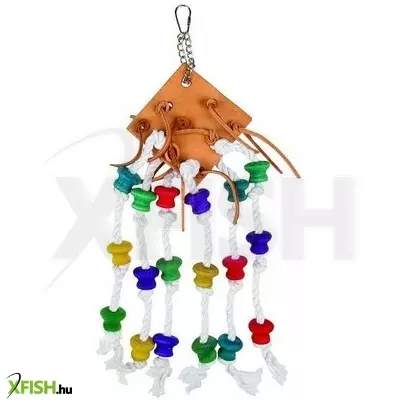 tatrapet madárjáték színes faelemekkel 40cm