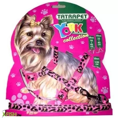 tatrapet kisállat hám pórázzal - s - rózsaszín