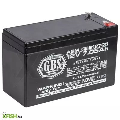 Agm Gbs12705 Akkumlátor 12V 7Ah 151X65Xh94 (Halradar-Lámpa)
