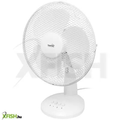 Home tf30wh asztali ventilátor, 40 w, 3 fokozat, 30 cm-es lapátátmérő, oszcillálás, fehér