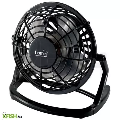 Home tf 10 USB asztali ventilátor, 2,5 w, 10 cm-es lapátátmérő, 1 fokozat, 1,4 M USB vezeték, fekete