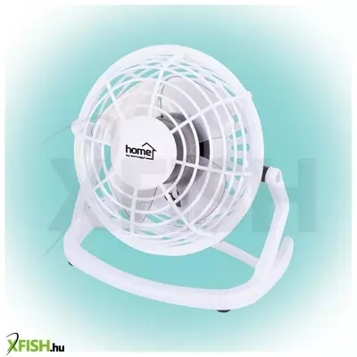 Home tf 10 usb/wh asztali ventilátor, 2,5 w, 10 cm-es lapátátmérő, 1 fokozat, 1,4 M USB vezeték, fehér