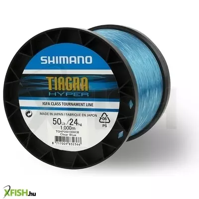 Shimano Line Tiagra Hyper Troll Igfa Monofil Zsinór Kék 1000m 0,68mm 24Kg