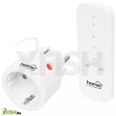 Home th2311 távirányítható mini hálózati aljzat szett, 2300 w, 1 aljzat + 1 távirányító