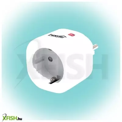 Home th 3000 távirányítható hálózati aljzat, 40 M hatótáv, max. 3000 w, th 1011 és th 1013 szetthez tanítható, rádiós összeköttetés, 230 v, fehér