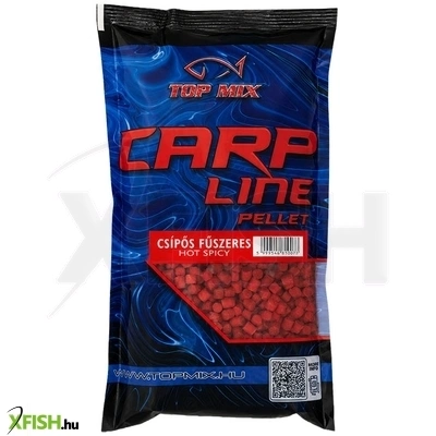 Top Mix Carp Line Etető Pellet Csípős Fűszeres 8mm 800g