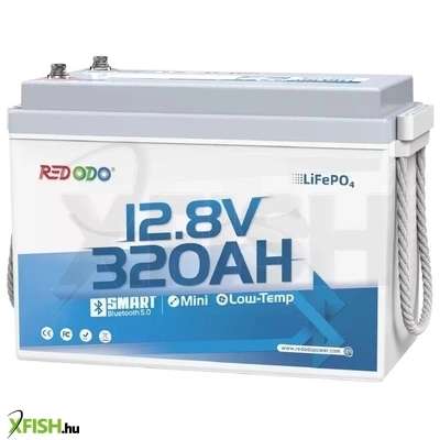 Redodo Lifepo4 12V 320Ah Mini B190 Bluetooth Akkumulátor
