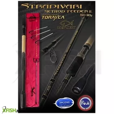 Top Mix Stradivari II. Method Feeder Horgászbot 390cm 80g 3+3 Részes
