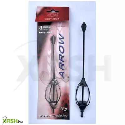 Top Mix Négybordás Arrow Method Feeder Kosár 55 Gr