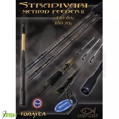 Top Mix Stradivari 2 Method Feeder Horgászbot 330cm Max:60g 3+3 Részes