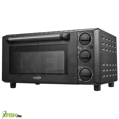 hauser to-1310 minisütő, 1000 w, 13 liter, alsó és felső fűtőszálak, időkapcsoló, fekete színű