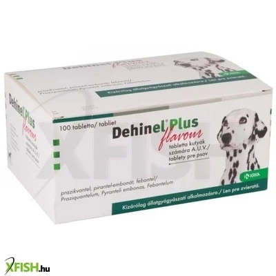 Dehinel Plus Ízesített Féreghajtó Tabletta Kutyáknak 100db/csomag