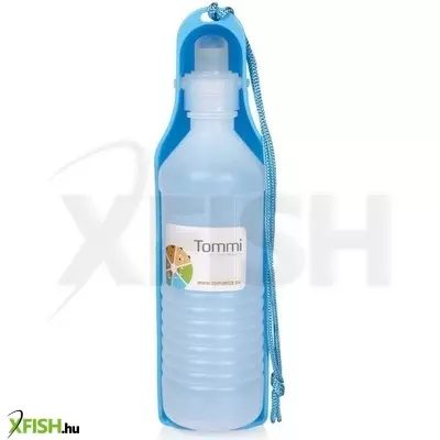 tommi hordozható itató 500 ml - kék