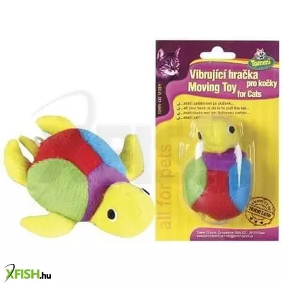Tommi macskajáték - vibráló plüss teknős