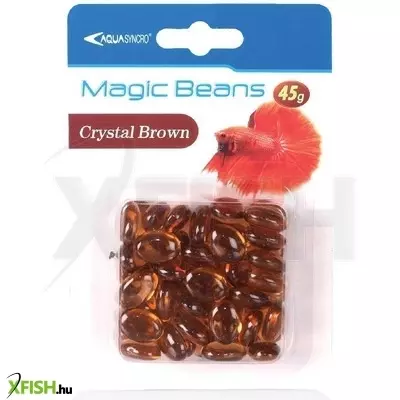 Aquasyncro magic beans műanyag akvárium dekoráció - barna