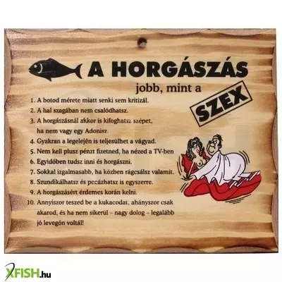 Fatábla A Horgászás Jobb Mint