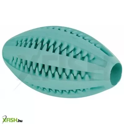 Trixie mintfresh gumi rugbylabda fogápoló kutyajáték - 11cm