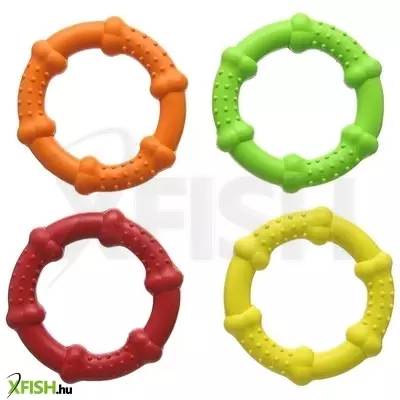 Trixie színes gumigyűrű kutyajáték 16cm (vízijáték)