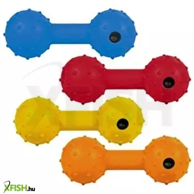 trixie csörgős gumisúlyzó kutyajáték 12cm