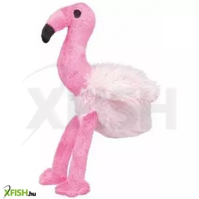Trixie kutyajáték - sípoló plüss flamingó 35cm