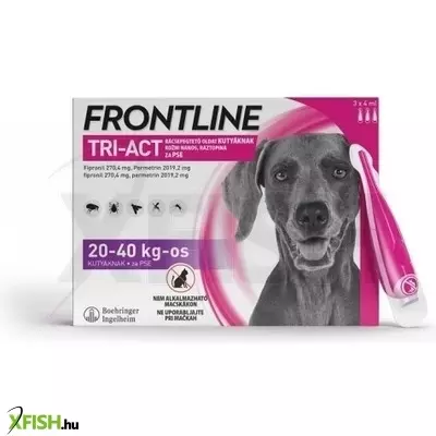 Frontline tri-act kutya L 20-40 kg 3x