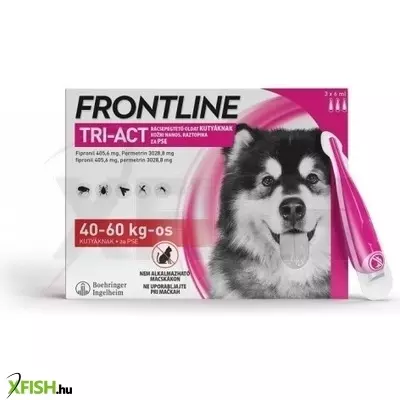 Frontline tri-act kutya XL 40-60 kg 3x