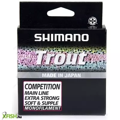 Shimano Line Trout Competition Pisztrángos Monofil Zsinór Piros 150m 0,12mm 1,9Kg