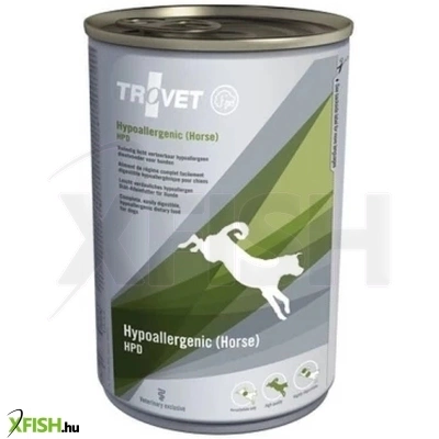 Trovet Hypoallergenic Horse Dog Nedves Kutyaeledel 400g