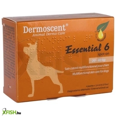 Dermoscent Dog Hidratáló Bőrnyugtató Spot On L 20-40 kg 4db/csomag