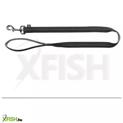 Trixie softline elegance póráz L-XL 1m/25mm fekete/grafit