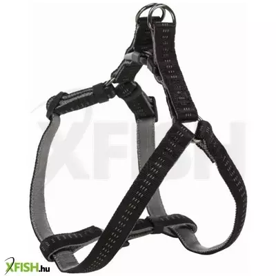 Trixie hám softline elegance XL 80-100cm/25mm fekete/grafit