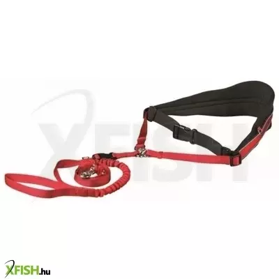 Trixie derékra rögzíthető póráz futáshoz M-L piros