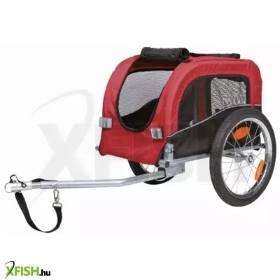Trixie bicikli trailer S 53×60×60cm fekete/piros