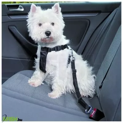 Trixie biztonsági öv kutya S 30-60cm/20mm fekete