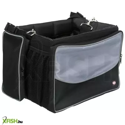 Trixie kosár biciklire előre, 41x26x26 fekete/szürke