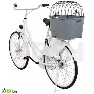 Trixie kosár biciklire műanyag/fém 36x48x46cm szürke