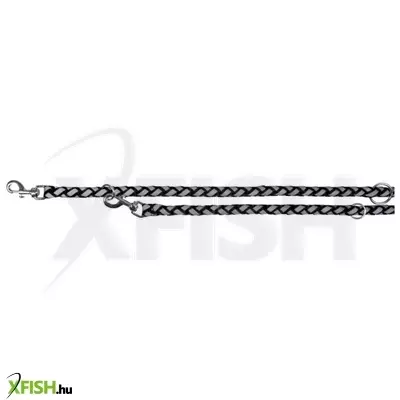 Trixie cavo hosszabbítható fényvisszaverő póráz, S-M 2,00m/12mm fekete
