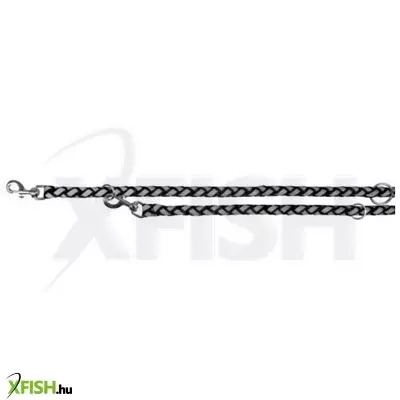 Trixie cavo hosszabbítható fényvisszaverő póráz, L-XL 2,00m/18mm fekete